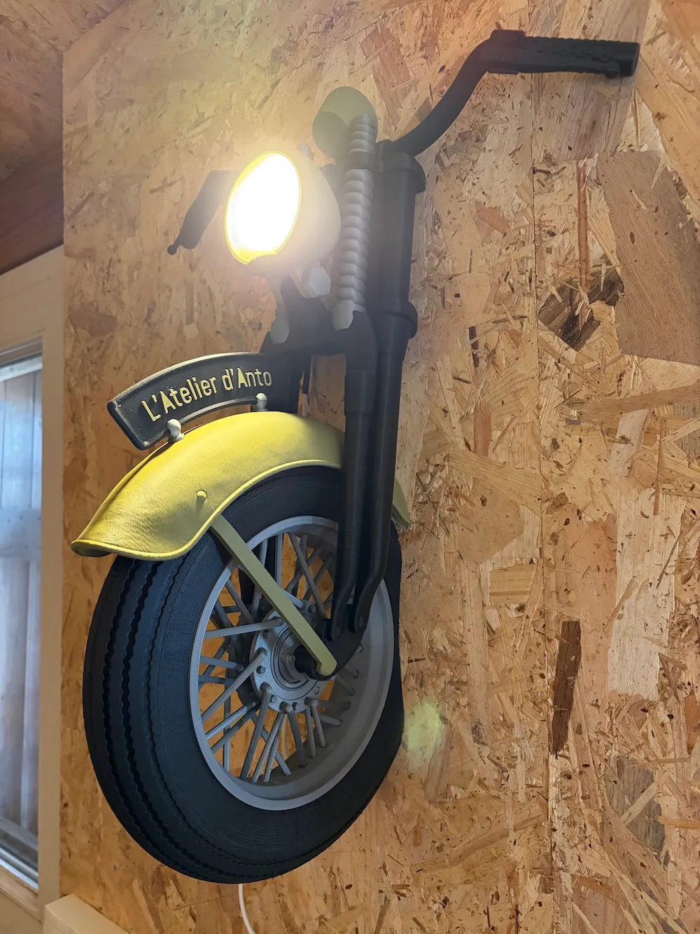 Moto Lampe 3D Cafe Racer